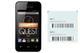 So sehen Sie den IMEI-Code in QUEST 354