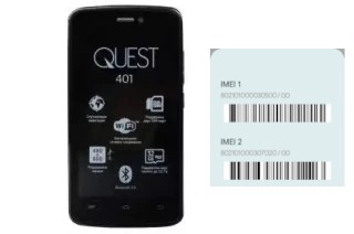 So sehen Sie den IMEI-Code in QUEST 401