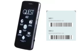 So sehen Sie den IMEI-Code in QUEST 402