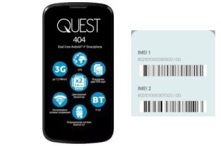 So sehen Sie den IMEI-Code in Quest 404