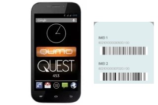 So sehen Sie den IMEI-Code in QUEST 453