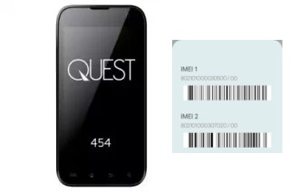 So sehen Sie den IMEI-Code in QUEST 454