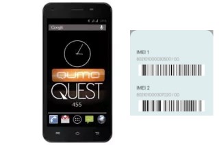 So sehen Sie den IMEI-Code in QUEST 455