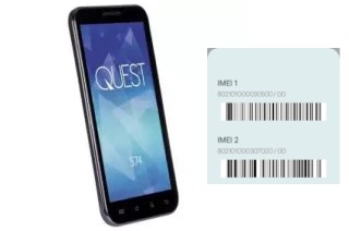 So sehen Sie den IMEI-Code in QUEST 574