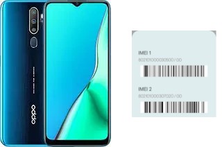 So sehen Sie den IMEI-Code in Oppo A9 (2020)