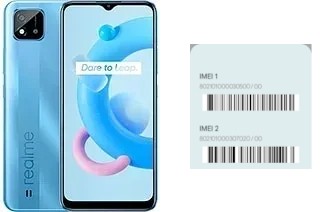 So sehen Sie den IMEI-Code in Realme C20