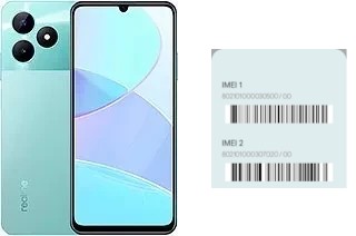 So sehen Sie den IMEI-Code in Realme C51