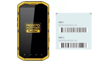 So sehen Sie den IMEI-Code in RG970 Partner