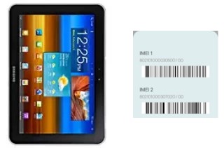 So sehen Sie den IMEI-Code in Galaxy Tab 8.9 4G P7320T