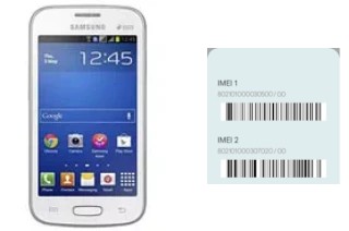 So sehen Sie den IMEI-Code in Galaxy Star Pro S7260