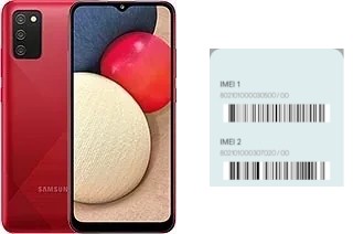 So sehen Sie den IMEI-Code in Galaxy A02s