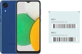 So sehen Sie den IMEI-Code in Galaxy A03 Core