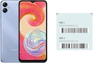 So sehen Sie den IMEI-Code in Galaxy A04e