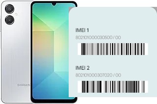 So sehen Sie den IMEI-Code in Galaxy A06 5G