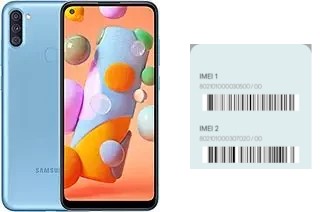 So sehen Sie den IMEI-Code in Galaxy A11