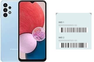 So sehen Sie den IMEI-Code in Galaxy A13 (SM-A137)