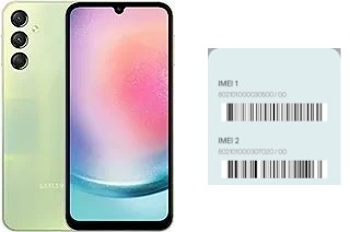 So sehen Sie den IMEI-Code in Galaxy A24 4G