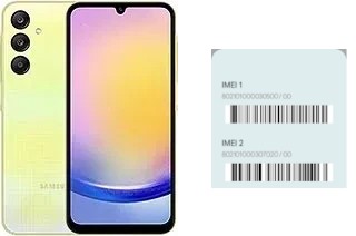 So sehen Sie den IMEI-Code in Galaxy A25