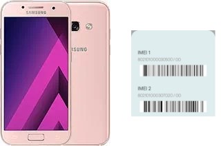 So sehen Sie den IMEI-Code in Galaxy A3 (2017)