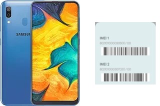 So sehen Sie den IMEI-Code in Galaxy A30