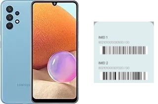 So sehen Sie den IMEI-Code in Galaxy A32