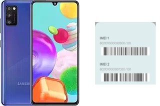 So sehen Sie den IMEI-Code in Galaxy A41