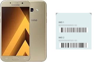 So sehen Sie den IMEI-Code in Galaxy A5 (2017)