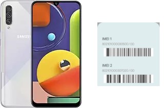 So sehen Sie den IMEI-Code in Galaxy A50s