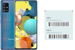 So sehen Sie den IMEI-Code in Galaxy A51 5G UW