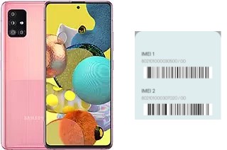 So sehen Sie den IMEI-Code in Galaxy A51 5G