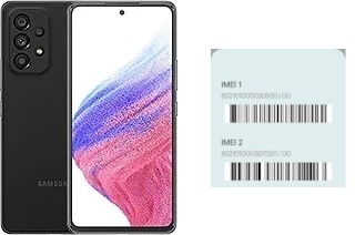 So sehen Sie den IMEI-Code in Galaxy A53 5G