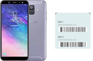 So sehen Sie den IMEI-Code in Galaxy A6 (2018)