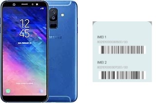 So sehen Sie den IMEI-Code in Galaxy A6+ (2018)