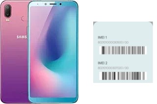 So sehen Sie den IMEI-Code in Galaxy A6s