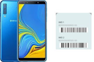 So sehen Sie den IMEI-Code in Galaxy A7 (2018)