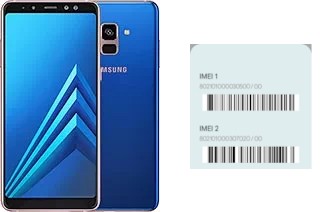 So sehen Sie den IMEI-Code in Galaxy A8+ (2018)