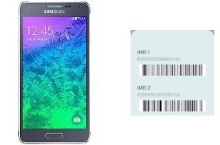 So sehen Sie den IMEI-Code in Galaxy Alpha (S801)