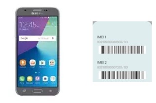 So sehen Sie den IMEI-Code in Galaxy Amp Prime 2