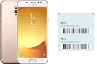 So sehen Sie den IMEI-Code in Galaxy C7 (2017)