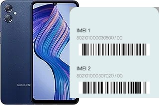 So sehen Sie den IMEI-Code in Galaxy F05