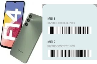 So sehen Sie den IMEI-Code in Galaxy F14 4G