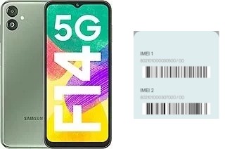 So sehen Sie den IMEI-Code in Galaxy F14