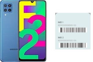 So sehen Sie den IMEI-Code in Galaxy F22