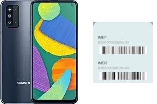 So sehen Sie den IMEI-Code in Galaxy F52 5G