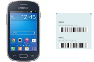 So sehen Sie den IMEI-Code in Galaxy Fame Lite S6790