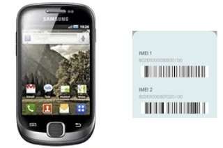 So sehen Sie den IMEI-Code in Galaxy Fit S5670