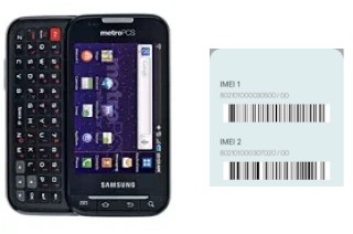 So sehen Sie den IMEI-Code in R910 Galaxy Indulge