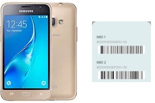 So sehen Sie den IMEI-Code in Galaxy J1 (2016)