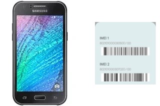 So sehen Sie den IMEI-Code in Galaxy J1