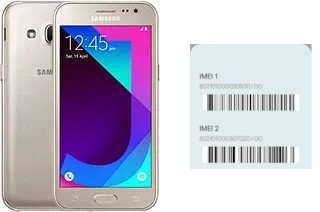 So sehen Sie den IMEI-Code in Galaxy J2 (2017)